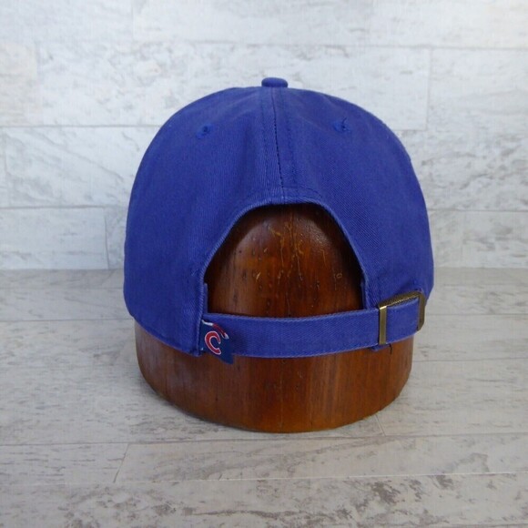 Chicago Cubs Hat Cap Strap Back Adult Blue MLB Baseball 47 Brand Mens Dad - Picture 6 of 8